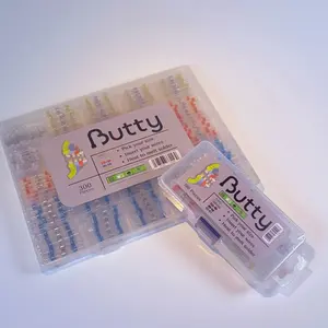 Butty Electric Butt Connectors - Heat shrink self soldering butt connectors - 300 pcs or 100 pcs - Pick your size, Insert you wires, Heat to melt solder and shrink the tube. Suggested to be heated with a heat gun but can also be heated with indirect heat.