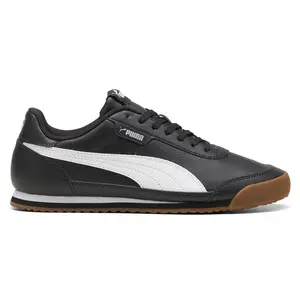 PUMA Mens Turino Ii Lace Up Sneakers Shoes Casual - Black