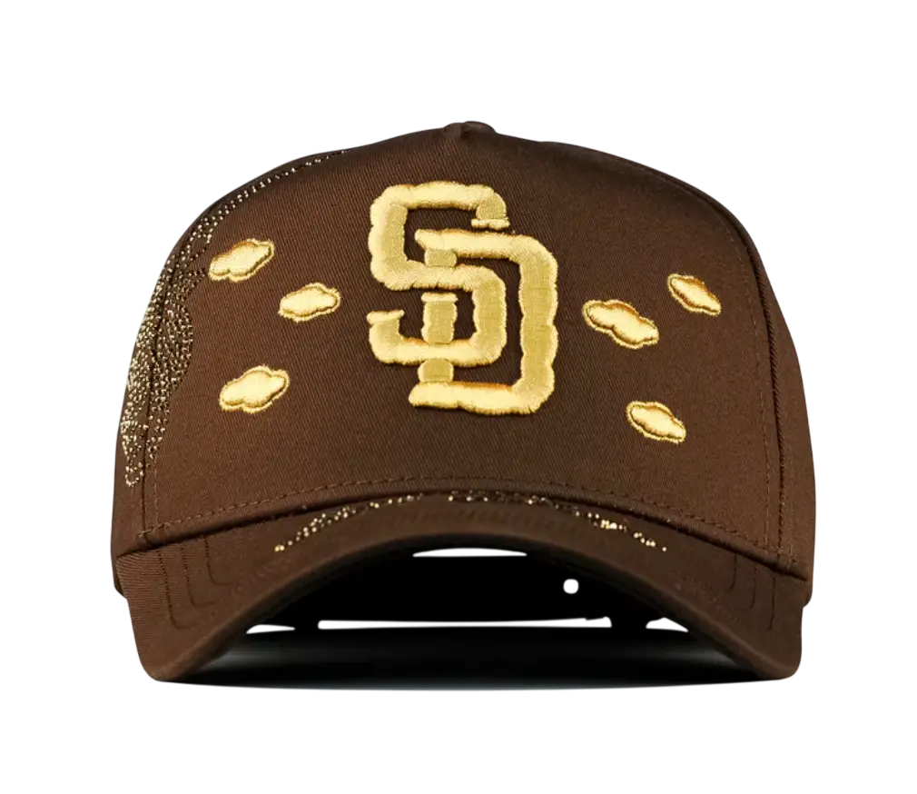 MZ HATS SAN DIEGO BROWN SNAPBACK HATS MZSDCLOUD BRWN