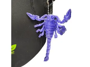keychain SCORPION fidget, 3d print, stocking stuffer, flexi SCORPION gift, cool SCORPION, flexi factory, key chain, school bag bling, aSD