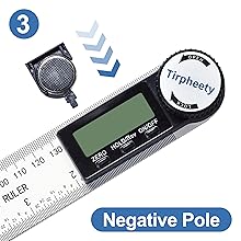 Digital Angle Finder Protractor, 3rd Generation Quick Display Angle Gauge Ruler, 7-Inch (200mm) Professional Measuring Tool for Woodworking, Carpentry, and Construction