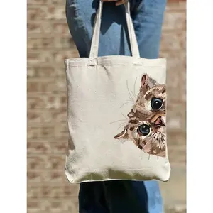 [Sale off up to 50%]-[FREE-SHIP] Funny Cat Tote Bag, Cat Tote Bag, Cat Lover Gift, Cat Mom Tote, Cute Tote Bag, Canvas Bag, Aesthetic Bag, Casual Canvas Tote, Gift Tote Bag