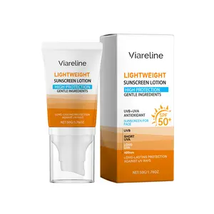 Viareline Lightweight Protective Cream Outdoor Protection Moisturizing Skin Care Natural Lightweight Refreshing Non-Heavy