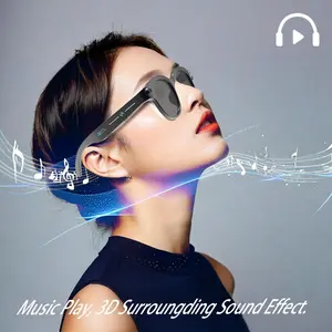 Ai Smart Bluetooth Glasses,   Anti-Shake Camera Glasses,  Video Recording, Ai Real-Time Translation, Open-Back Headphone Audio, Voice Assistant, Sunglasses for Men Women