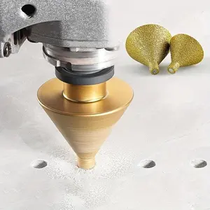 Diamond Cone Tile Bit, 1pc Durable Diamond Beveling Chamfer Bit, Countersink Drill Bits for Existing Holes Enlarging Shaping Trimming in Tile Marble Glass Granite Ceramic, Diamond Drilling Bits