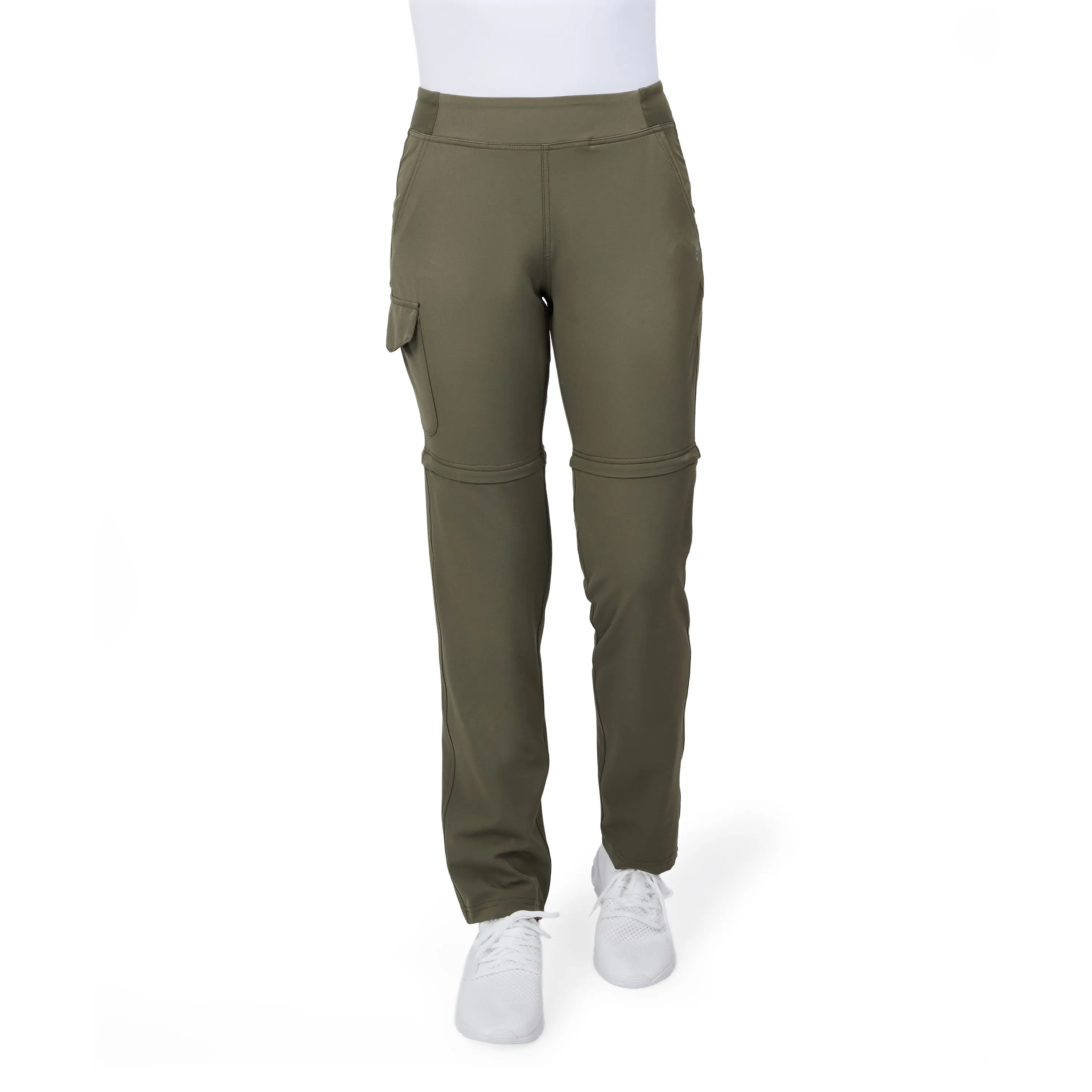 Free Country Women's Stretchy Fabric Cargo Convertible Outdoor Bottoms Pants