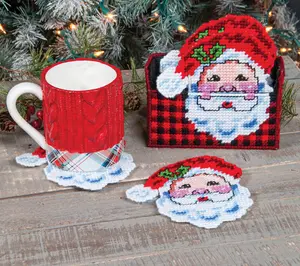 Santa Claus Coaster Set