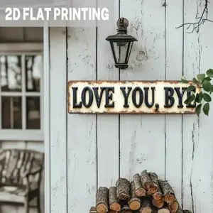 Rustic Grey Vertical Aluminum Wall Art Sign for Home Decor Kitchen Living Room Bedroom Holiday Housewarming Gift