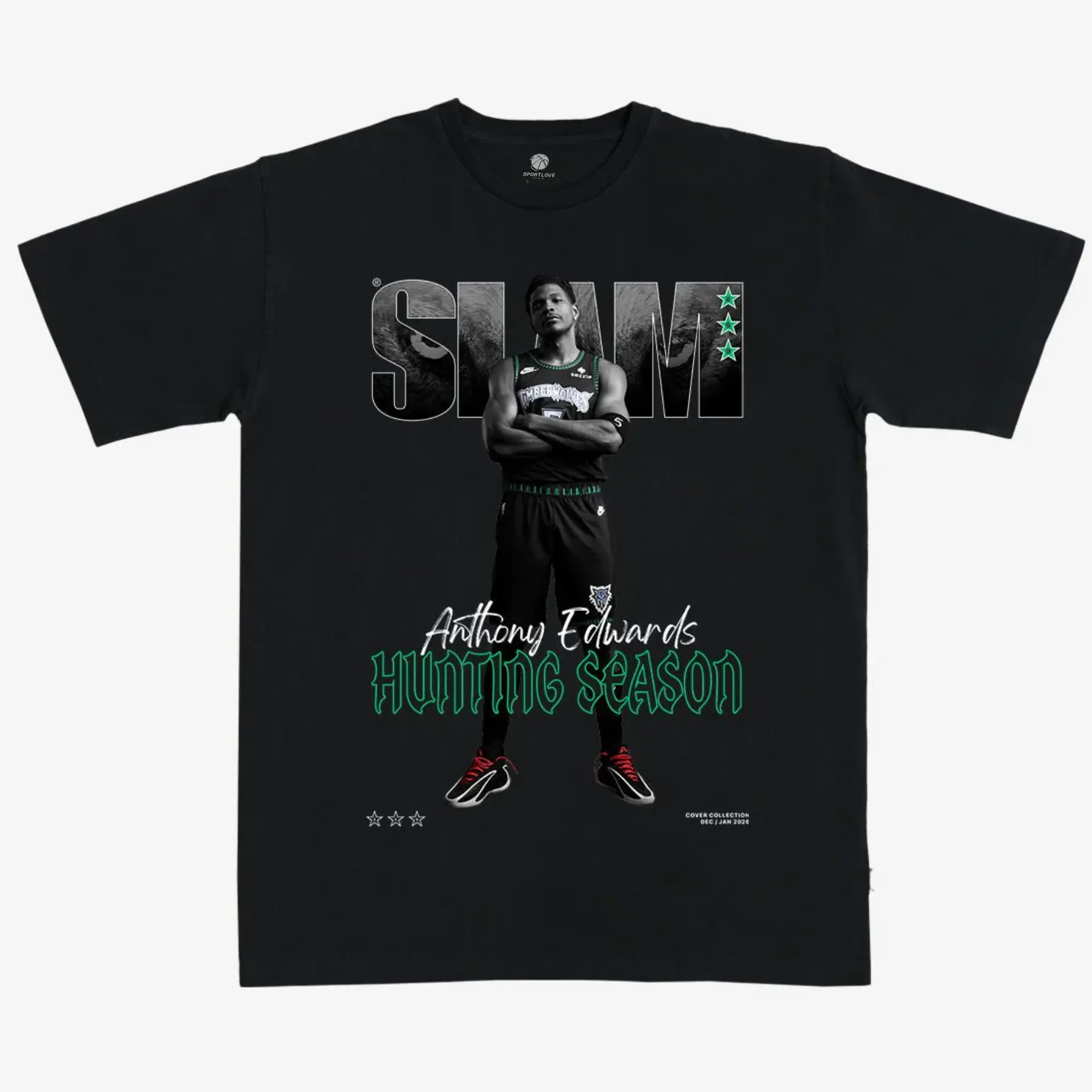 Athony Edwords Minnesota Timberwolves SLAM Unisex Cover T-Shirt, Unisex Fit for Men and Women