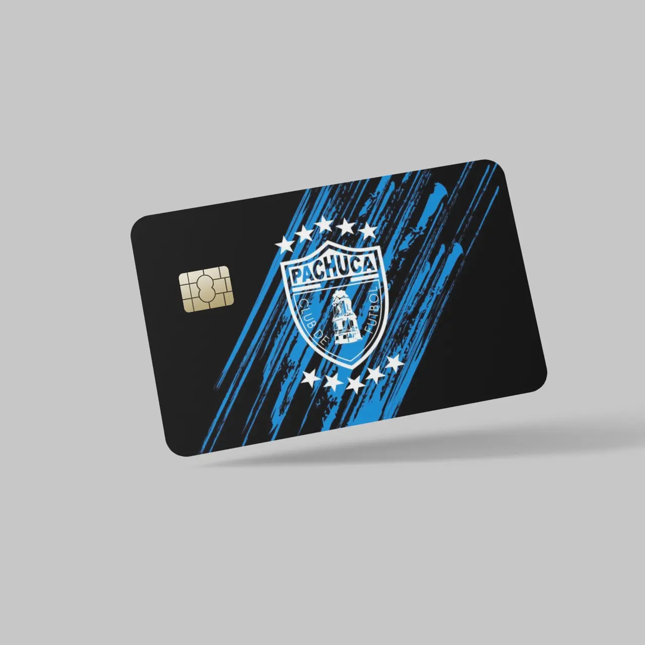CLUB PACHUCA Credit Card Skin 2-Pack Precision Cut Scratch Resistant for Mayor Cards Easy Application Stylish Protection with Bear Design Halloween Edition American Flag Design