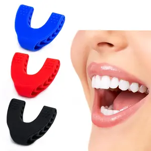 Portable Mini Jaw Exercise Tool, 3pcs Comfort Chin Trainer, Multicolor Jaw Line Trainer, Fitness Facial Exerciser, Facial Trainer for Men & Women
