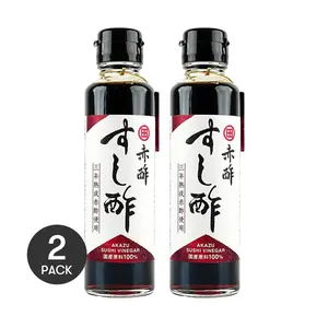 KOHNO-HONTEN Japanese Red Vinegar Sushi Vinegar 150ml - Aged 3 Years (2 Pack)