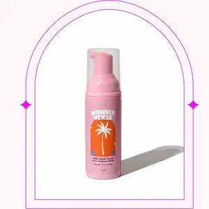 WonderVerse Pink Yacht Club Foaming Body Wash Ultra Hydrating with Glycerin & Coconut Oil for Sensitive Skin Nourishing Experience
