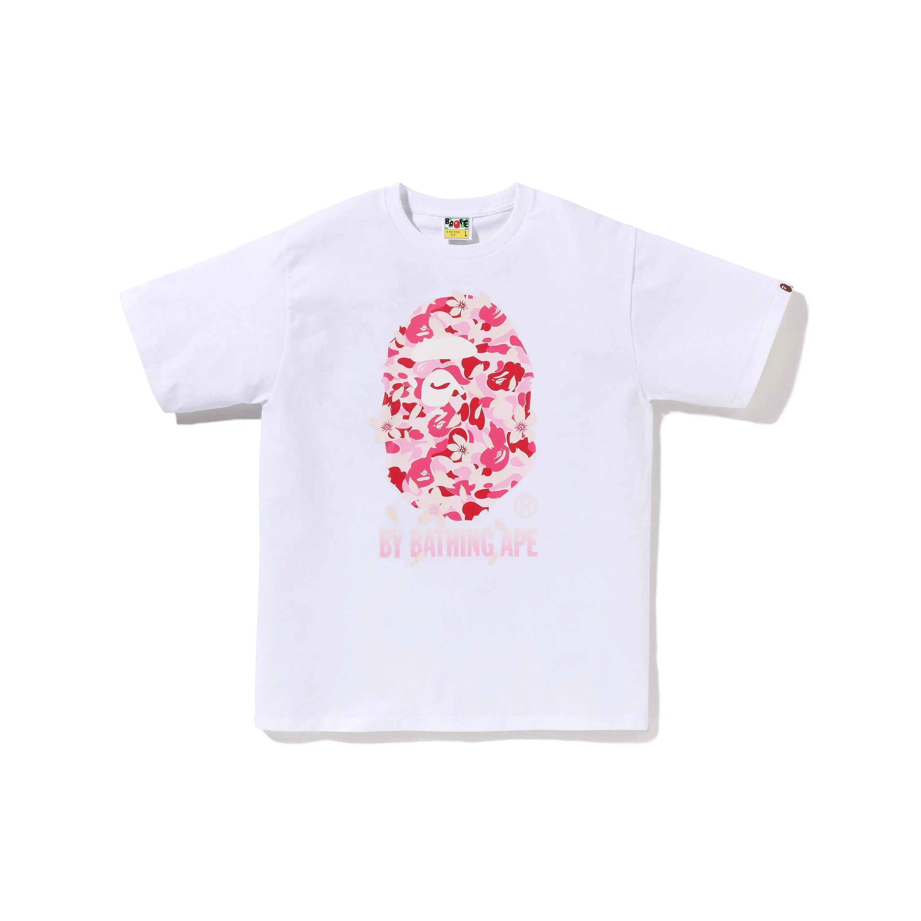 Bape Ape Head ABC Sakura Camo Tee (SS26) White - XL, XXL, XXXL