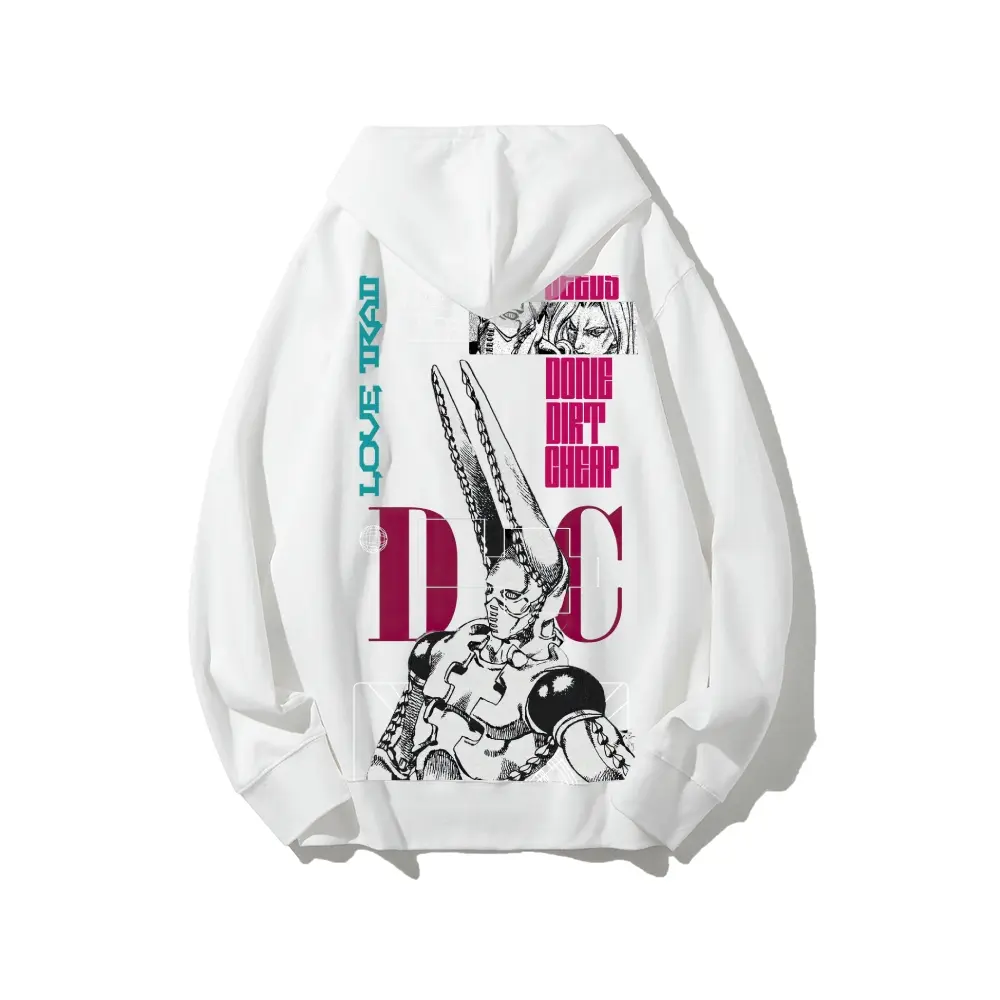 D4C cotton hoodie SBR Funny Valentine's Stand “JOJO's Bizarre