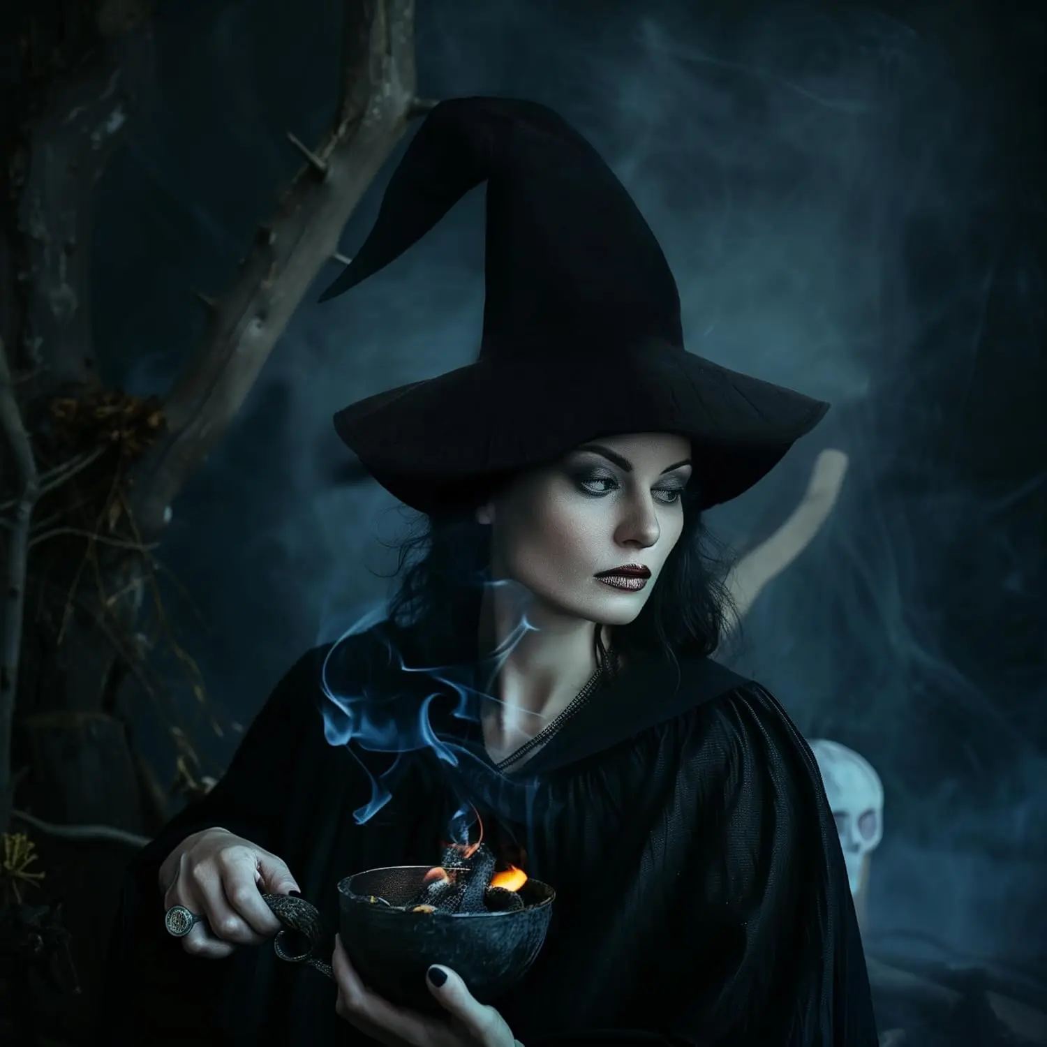 Black Witch Hat Adult Wizard Hat Sorcerer AccessoriesTikTokShopBlackFriday