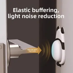 Silicone Door Stopper Bumper Stickers, Self Adhesive Door Handle Crash Pads, Soundproof Anti-Collision Dots for Wall, Refrigerator & Furniture, Quiet Protector to Prevent Scratches & Damage at Home