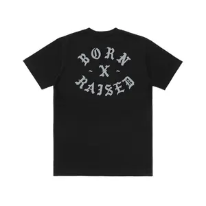 Born x Raised T-Shirt for Men - Simple and Stylish Design - Snack