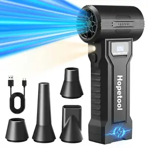 Hopetool 150,000 RPM Electric Air Duster, Compressed Air Duster for PC Cleaning, Keyboard & Computer Cleaner, Cordless Rechargeable Air Blower for Car Detailing & Electronics