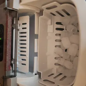 Product Review of EUHOMY Ice Maker Countertop with Handle, 26lbs in 24Hrs, 9 Ice Cubes Ready in 6 Mins, Auto-Cleaning Portable Ice Maker with Basket and Scoop, for Home/Kitchen/Camping/RV. (2024 New Silver) Utensils from t**5