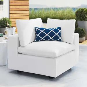 Modway Commix Sunbrella® Outdoor Patio Corner Chair in White