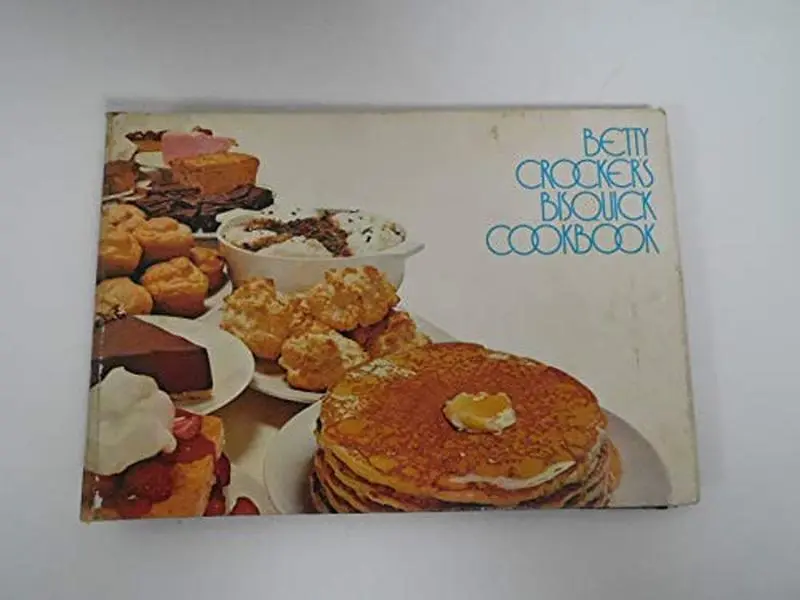 Used Betty Crocker's Bisquick Cookbook - Pancakes Recipes Included - By Myrna McCauley, Ring-Bound Book