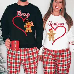 Couple Merry Christmas Sweatshirt, Matching Couples Christmas Sweater, Funny Couples Matching Holiday Top, Xmas Gift Crewneck
