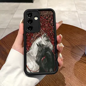 Case for Samsung S24 ultra plus S25 S23 S22 Ultra Plus Carpet Horses Advanced fashion gift Pocket-Friendly Shockproof Silicone Protective Softcase