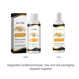 Jue-Fish Citric Blend Jewellery Cleaner, Undiluted Household Cleaner for Deep Clean of Gold, Silver, and Glass Surfaces, Jewelry Decontamination and Black Spot Care