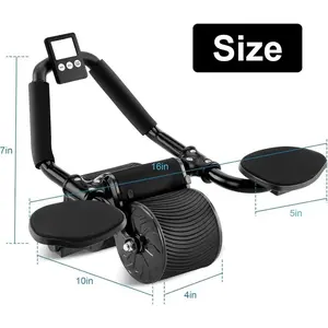 Elbow Support Roller for Abdominal Exercise Machine Automatic Rebound Abdominal Wheel,