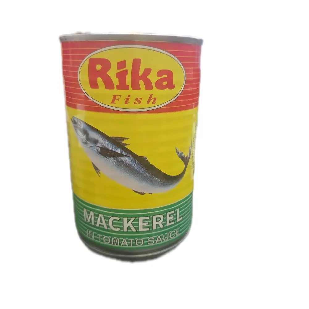 Rika Canned Mackerel in Tomato Sauce - Instant Pantry Food, Somon Rika