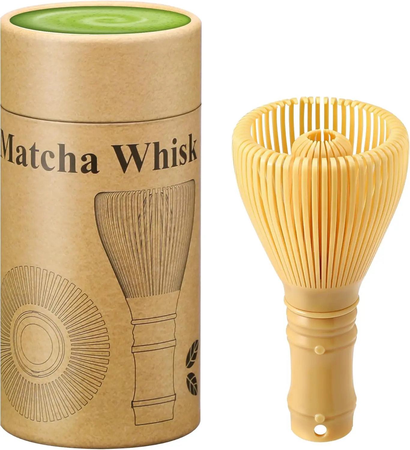 Reusable Matcha Whisk PP Resin Stirrer Eco-Friendly Japanese Tea Tool Easy Clean for Tea Lovers