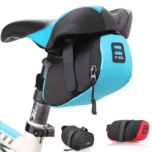 Zipper Bicycle Seat Bag, 1 Count Professional Bicycle Saddle Bag, Portable Bicycle Accessories for Mountain Bike, Road Bike