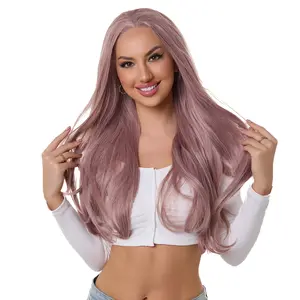 abHair 18 " Blush Wavy Synthetic Lace Front Wig