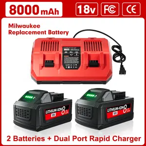 2-Pack 20V 7.0Ah High-Capacity Replacement Battery and Charger for Craftsman V20 MAX Tools (Compatible with CMCB205, CMCB204, CMCB202, CMCB201, CMCD700C1, CMCS500B)
