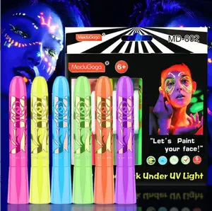 Water-Soluble DIY Face Paint For Halloween World Cup Fans, Facial Body Painting Pigments For Costume Parties And Sports Events, Safe Washable Easy To Apply Skin Decorations