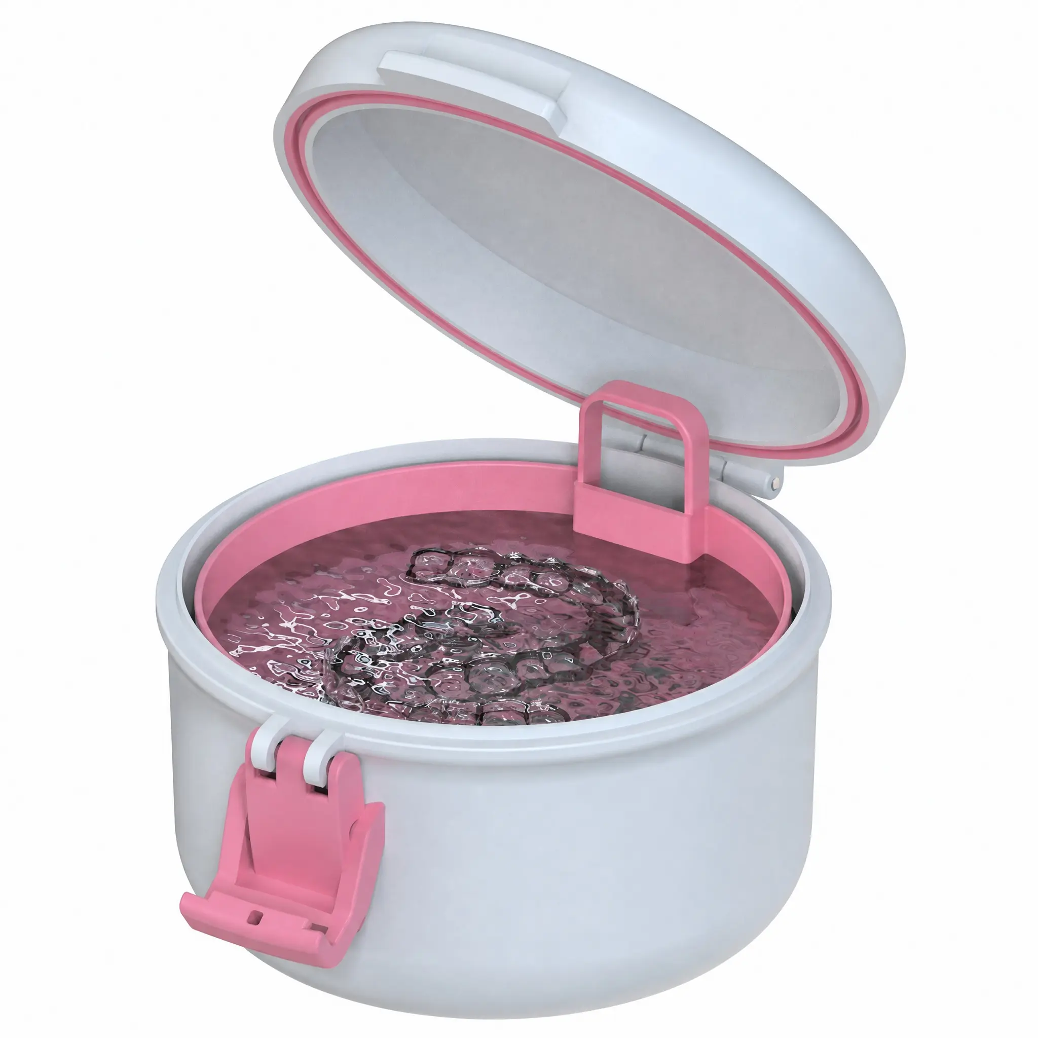 Portable Leakproof Denture Retainer Soaking Case with Filter Basket, Travel Daily Use
