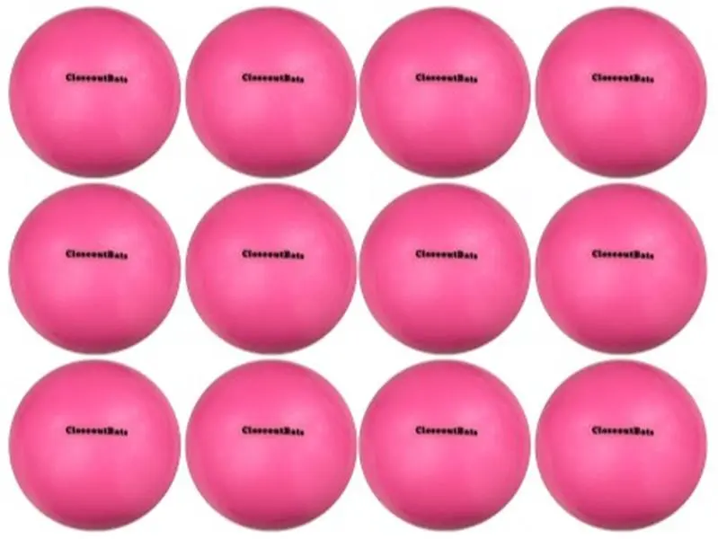 CloseoutBats Pink Heavy Training Softballs -- 12-Pack