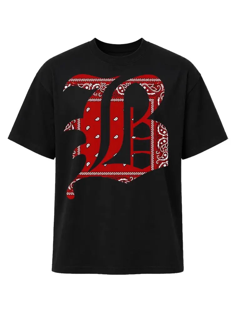 Graphic Tee Vintage T Shirt Oversized Cotton Graphic Tee Chicano Bandana Lettering Lowrider Streetwear Casual Unisex Hoodie Sweatshirt T Shirt for Men Women Loose Top