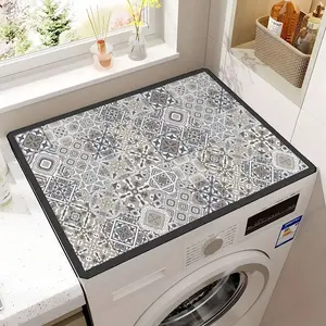 1pc Dish Drying Pad, Washing Machine Dust Cover Mat, Soft Faucet Absorbent Mat, Reusable Washstand Drain Mat, Kitchen & Bathroom Accessories