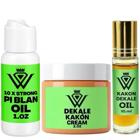 2X STRONG KAKÒN DEKALE MINI 3Pcs set  dark knuckles removal  Cream Oil