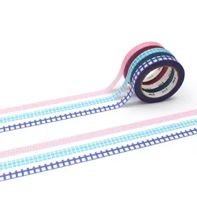 Grid Pattern Slim Washi Tape Set | mt Deco