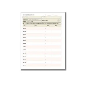 Nursing Shift Templates | 50 double sided pages | Easy Tear Away Notepad | Clinical Tools By Student Nursing Essentials