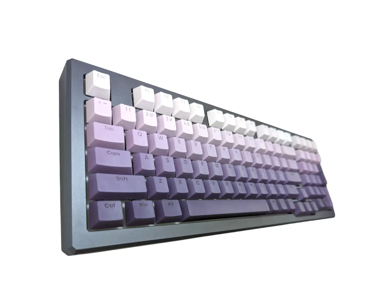 Purple Haze Rainbow PBT OEM Keycap Set (RGB shine through)