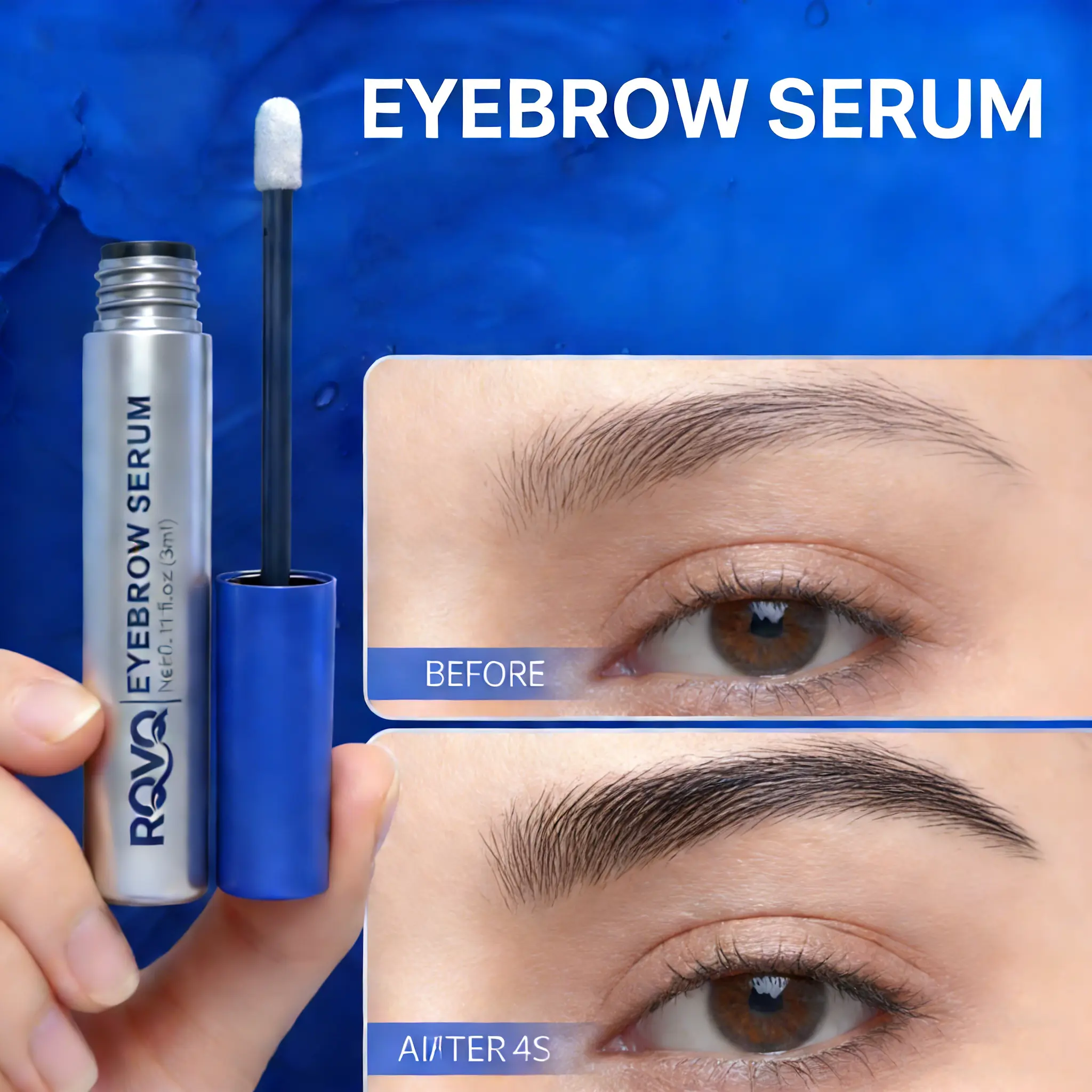 Eyebrow Serum Is Strong and Moisturizing, and The Eyebrow Roots Are Dense, Black and Naturally Slender. Thickening Eyebrows, Eyebrow Enhancer, Eyebrow Filler