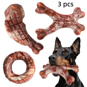 3 Pack Tough Dog Chew Toys, Durable Design for Medium Large Breeds, Perfect for Training & Playtime, Ideal Gift for Pet Owners