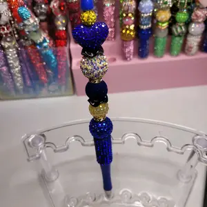 Extended Pens- Longer than Standard -Handmade Beaded Pens with Colorful Unique Beads - Meticulously Crafted Artisanal Writing Tools for Personalized Writing