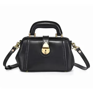 Old Trend Azalea Mini Leather Doctor Bag with Crossbody Strap