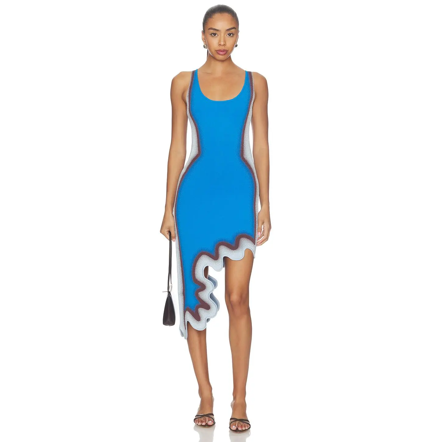 PH5 Aster Reversible Wavy Dress in Utah Blue