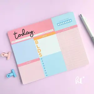 Daily Notepad Planner with 50 Pages 28lb Paper 9.75x7.75 inches for Task Organization and Note Taking